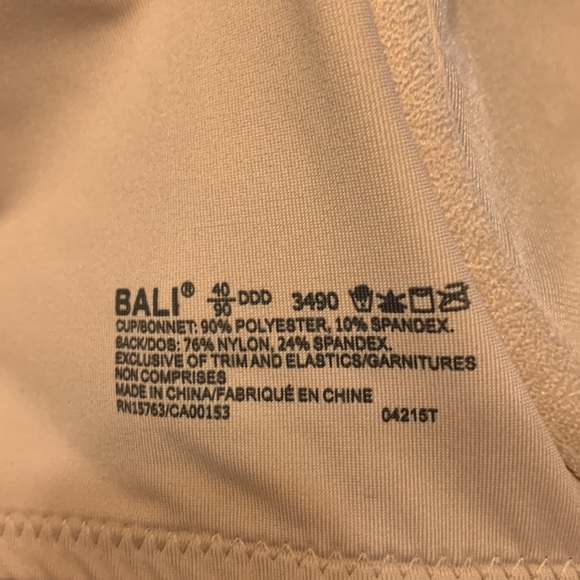 NWT BALI ULTRA LIGHT MINIMIZER 40DDD - Picture 4 of 11